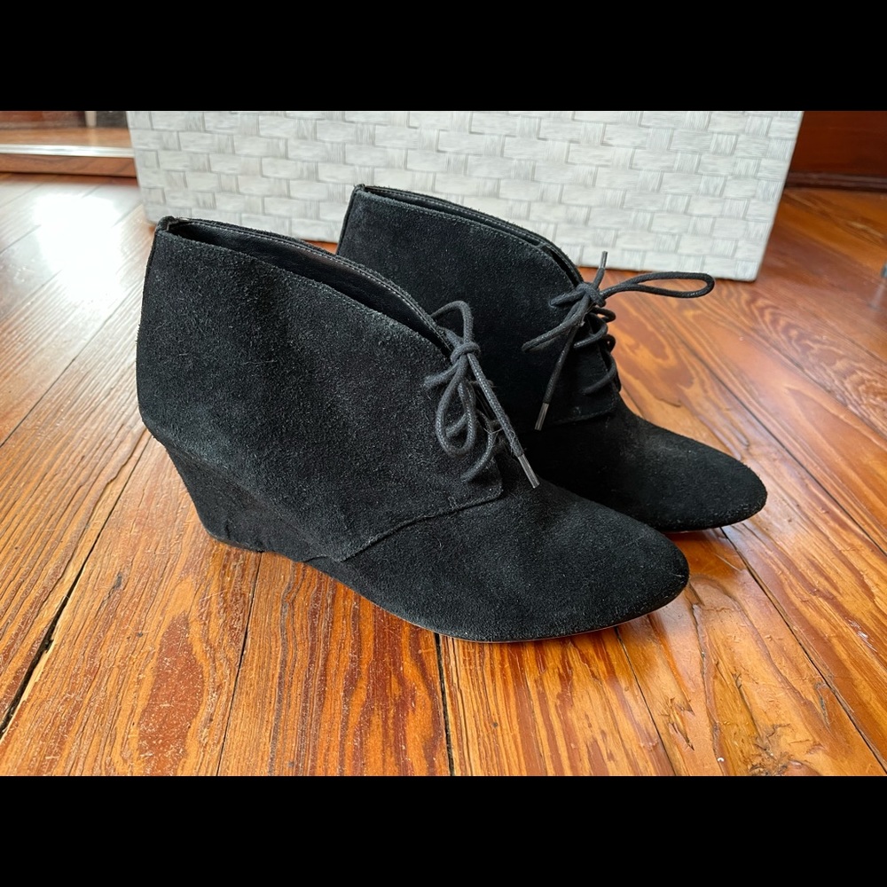 INC wedge bootie